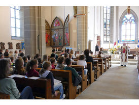 Dankgottesdienst der Kommunionkinder (© Karl-Franz Thiede)